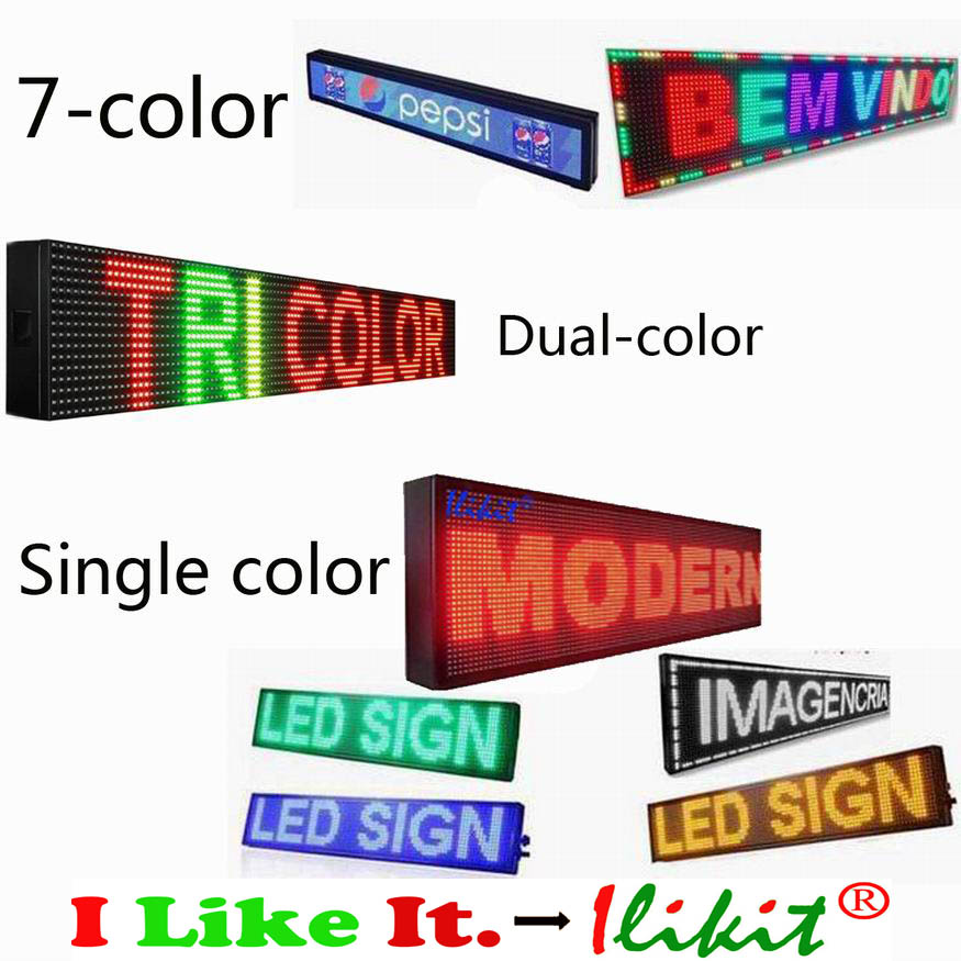 Model No.:3 kinds easy LED signage