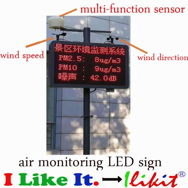 Model No.:air monitoring LED sign