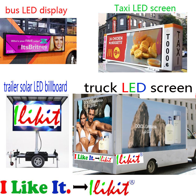 Model No.:movable vehicle LED billboard