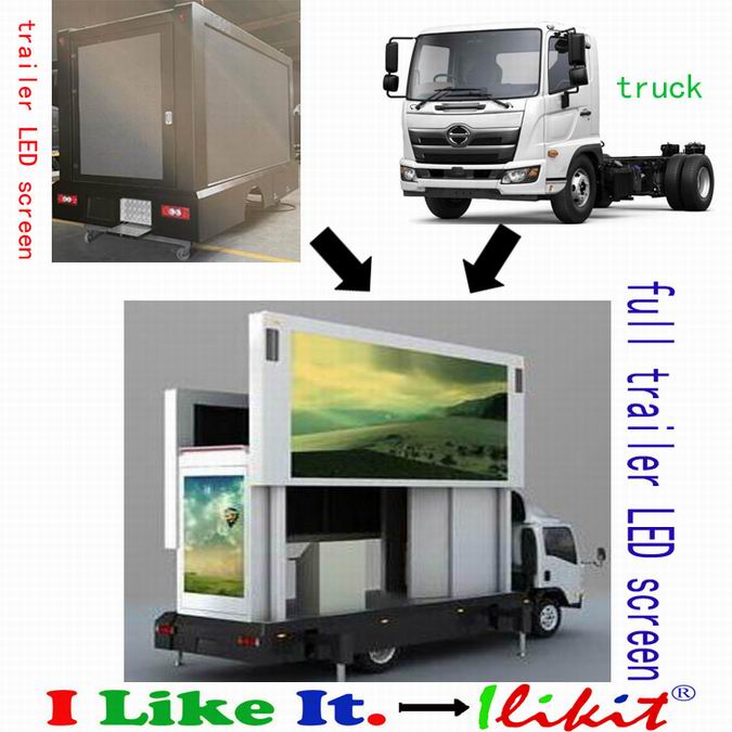 Model No.:movable vehicle LED billboard