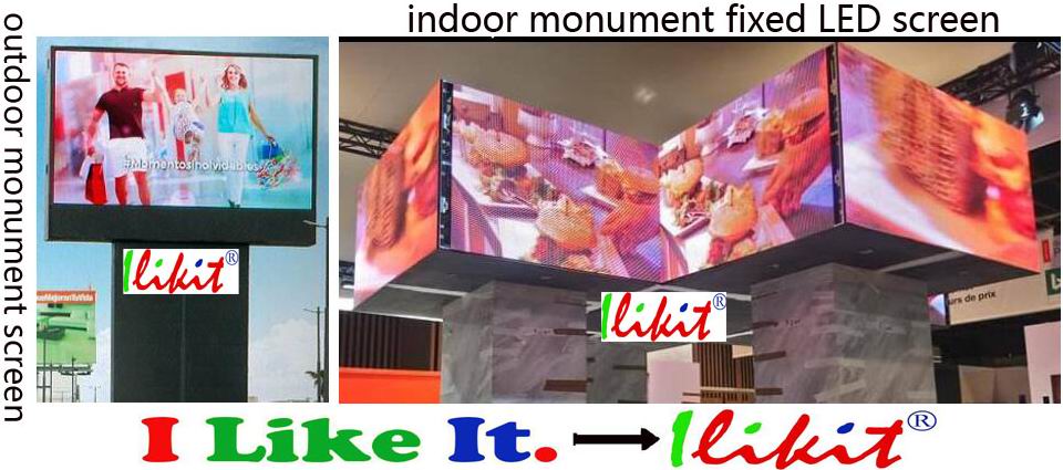 Model No.:monument install LED screen