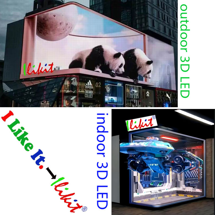 3D LED display