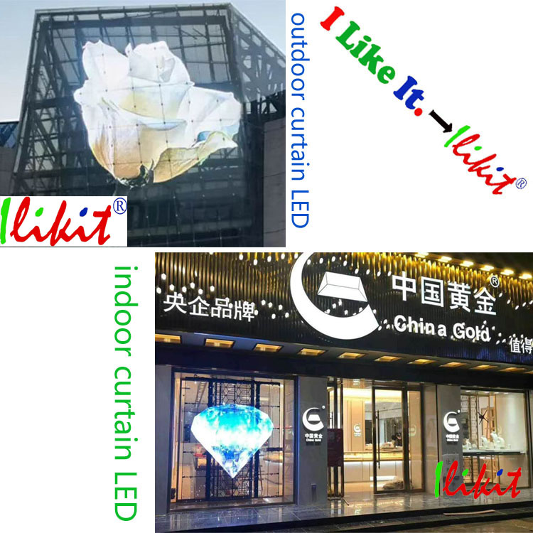 Model No.:transparent LED screen