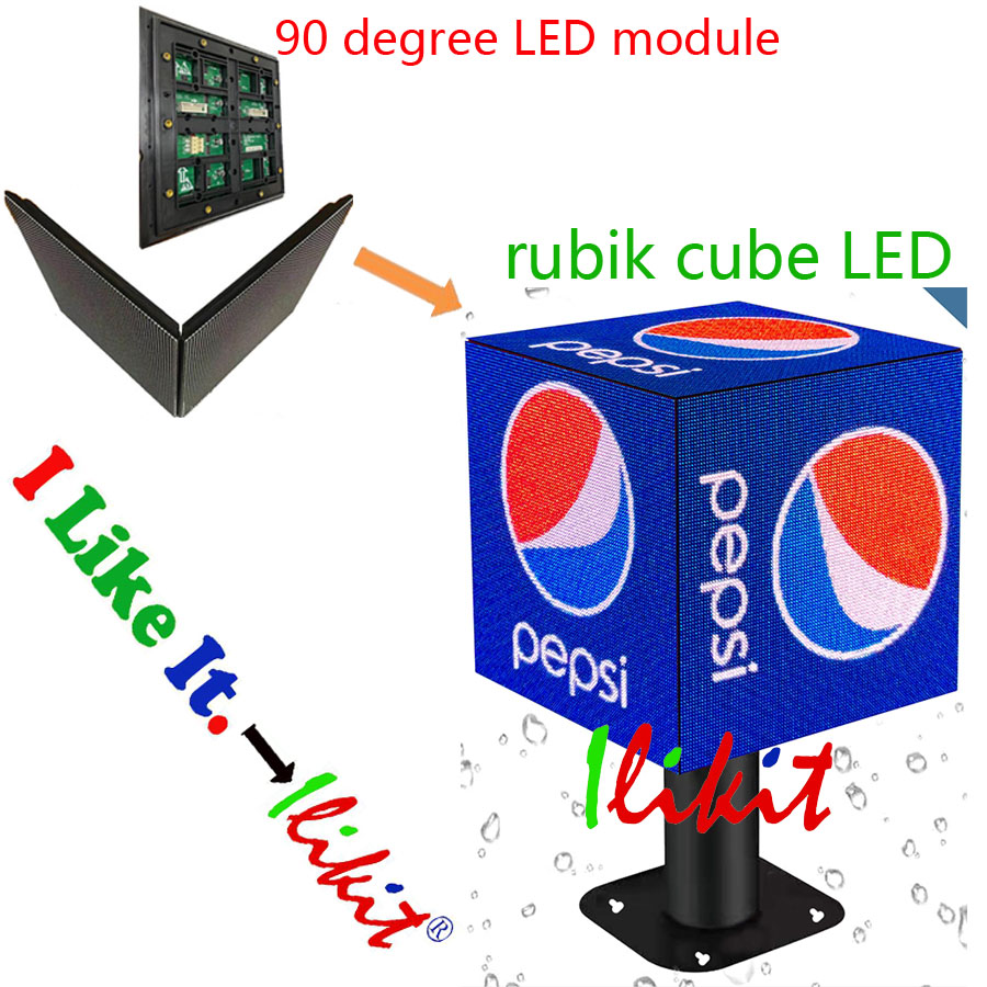 Model No.:cube shape LED screen