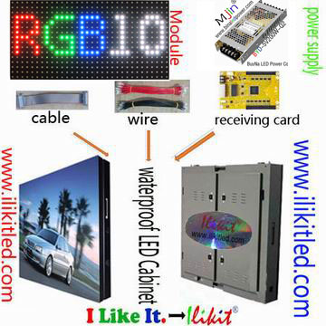 module No.:outdoor P10 RGB