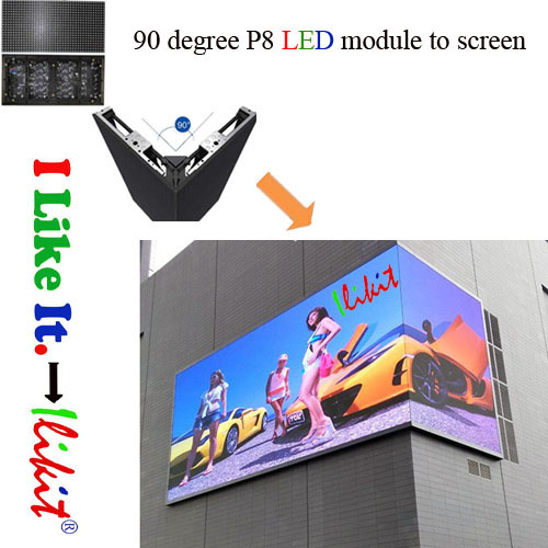 module No.:outdoor 90-degree P8