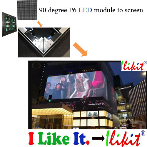 module No.:Outdoor 90-degree P6