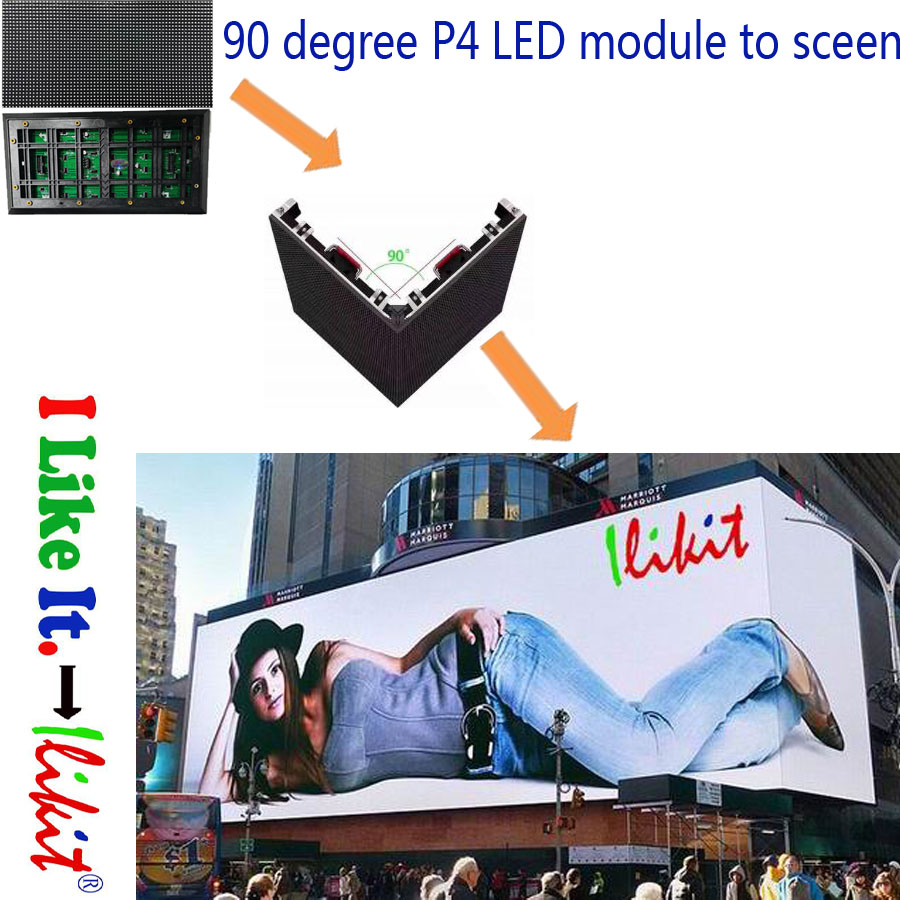 module No.:outdoor 90-degree P4