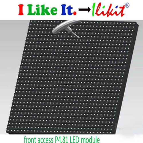 module No.:front access P4.81 LED module