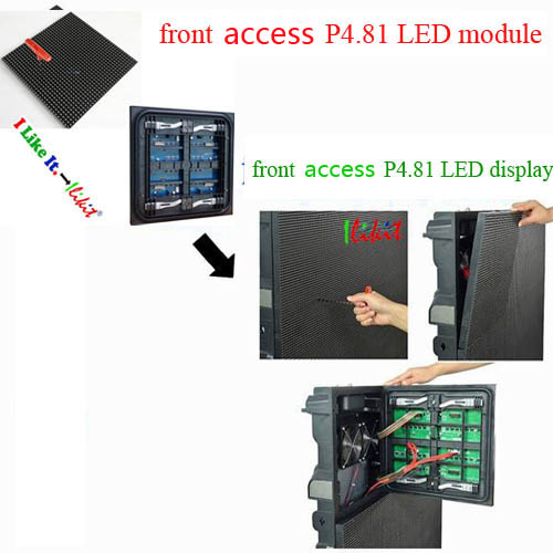 module No.:front access P4.81 LED module