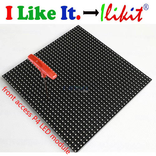 module No.:front access P4 LED module