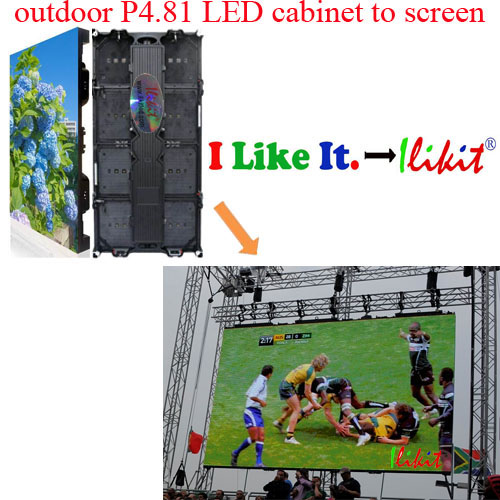 module No.:outdoor rental P4.81 LED module