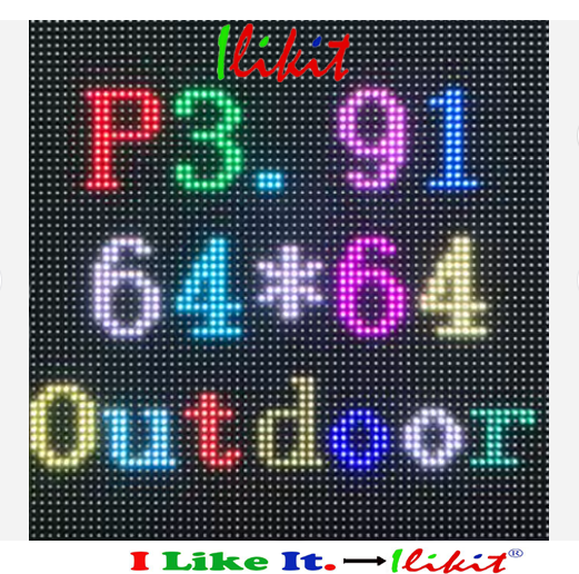 module No.:waterproof rental P3.91 LED panel