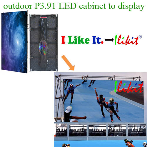 module No.:waterproof rental P3.91 LED panel