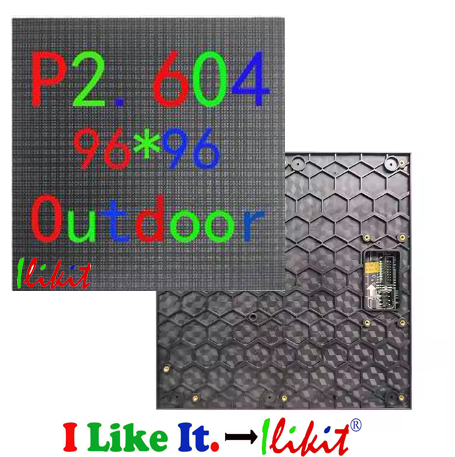 module No.:outdoor rental P2.604 LED module