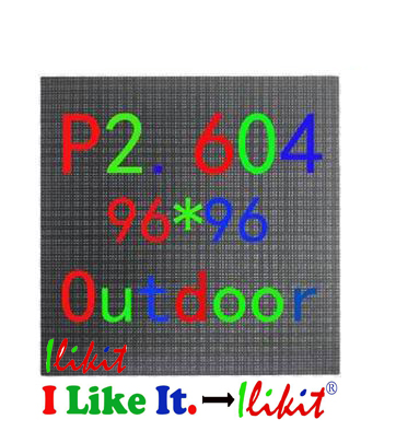 module No.:outdoor rental P2.604 LED module