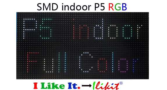 module No.:indoor P5 RGB LED module