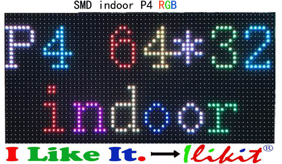 module No.:indoor P4 RGB LED module