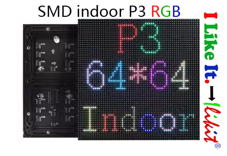 module No.:Indoor P3 RGB LED module