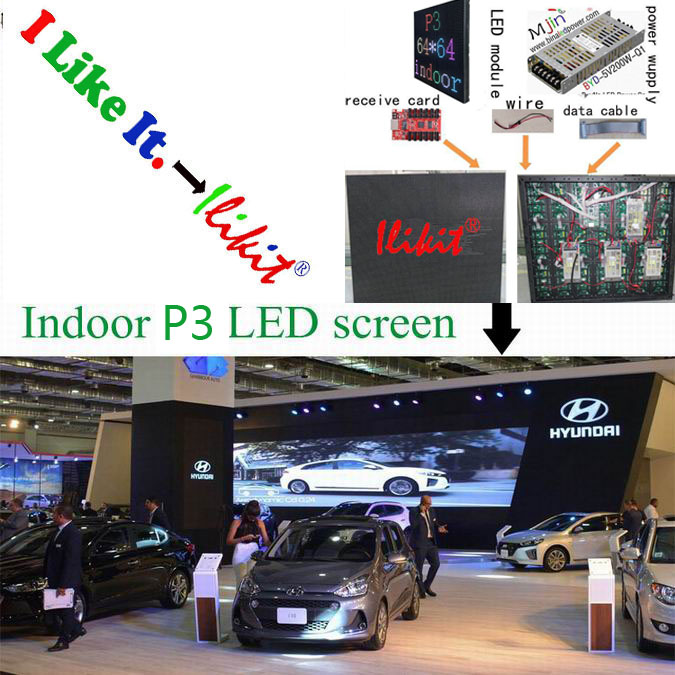 module No.:Indoor P3 RGB LED module