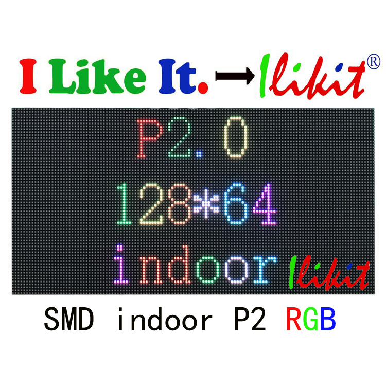 module No.:indoor P2 RGB LED module