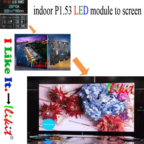module No.:indoor SMD P1.53 LED module