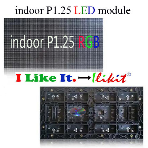 module No.:indoor SMD P1.25 LED module
