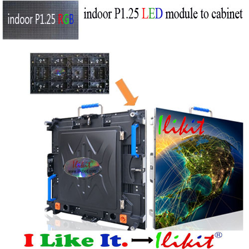 module No.:indoor SMD P1.25 LED module