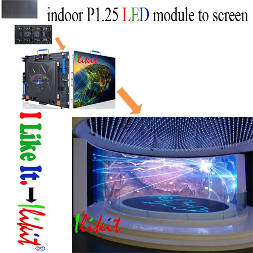 module No.:indoor SMD P1.25 LED module