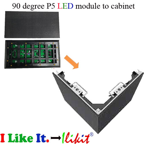 module No.:Indoor 90-degree P5 LED module