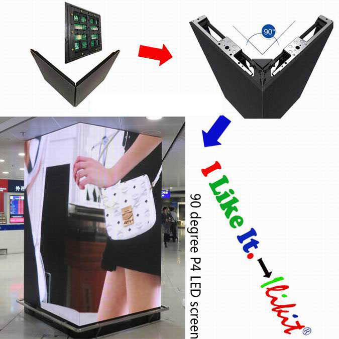 module No.:Indoor 90-degree P4 LED module