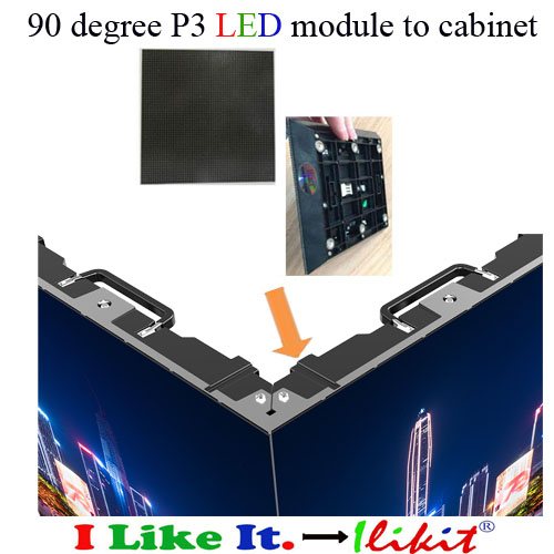 module No.:Indoor 90-degree P3 LED module