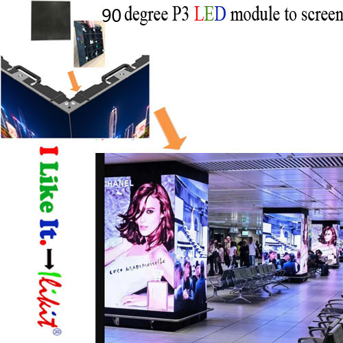 module No.:Indoor 90-degree P3 LED module