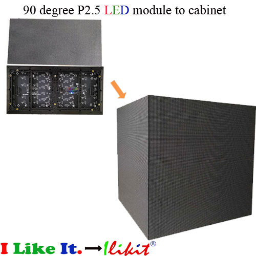 module No.:Indoor 90-degree P2.5 LED module