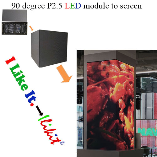 module No.:Indoor 90-degree P2.5 LED module