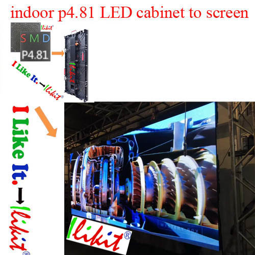 module No.:indoor rental P4.81 LED module