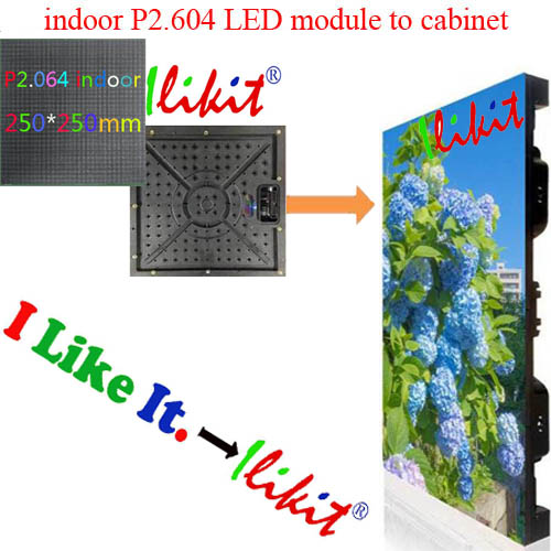 module No.:indoor rental P2.604 LED module