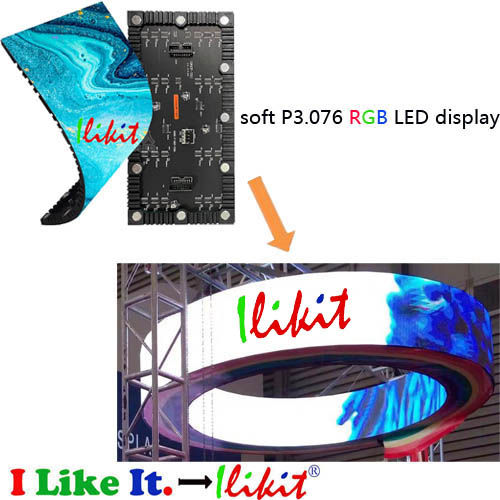 module No.:soft P3.076 LED module